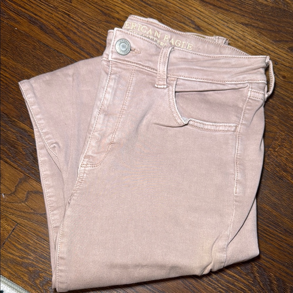 American Eagle Women's Pink Jeans